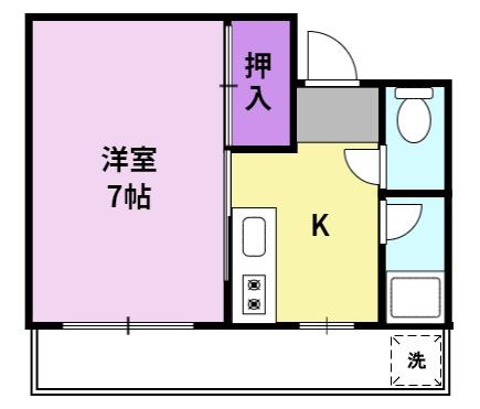 メゾンアイアムmiiの間取り