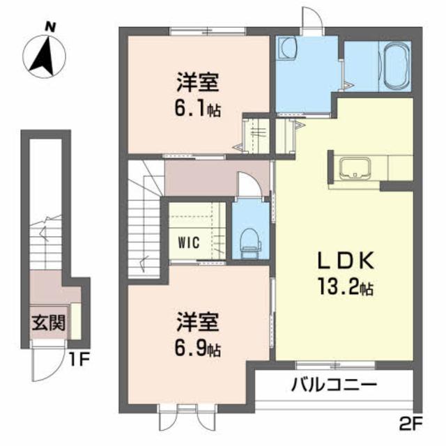 【フレンドホープＵの間取り】