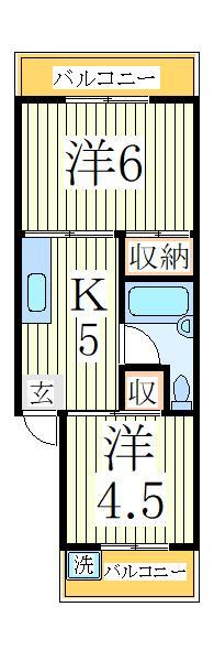 柏市泉町のマンションの間取り