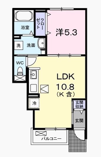 【ヌールハリーフ　プラムの間取り】