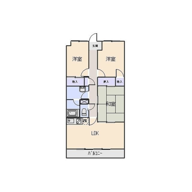 フォレストマンションの間取り