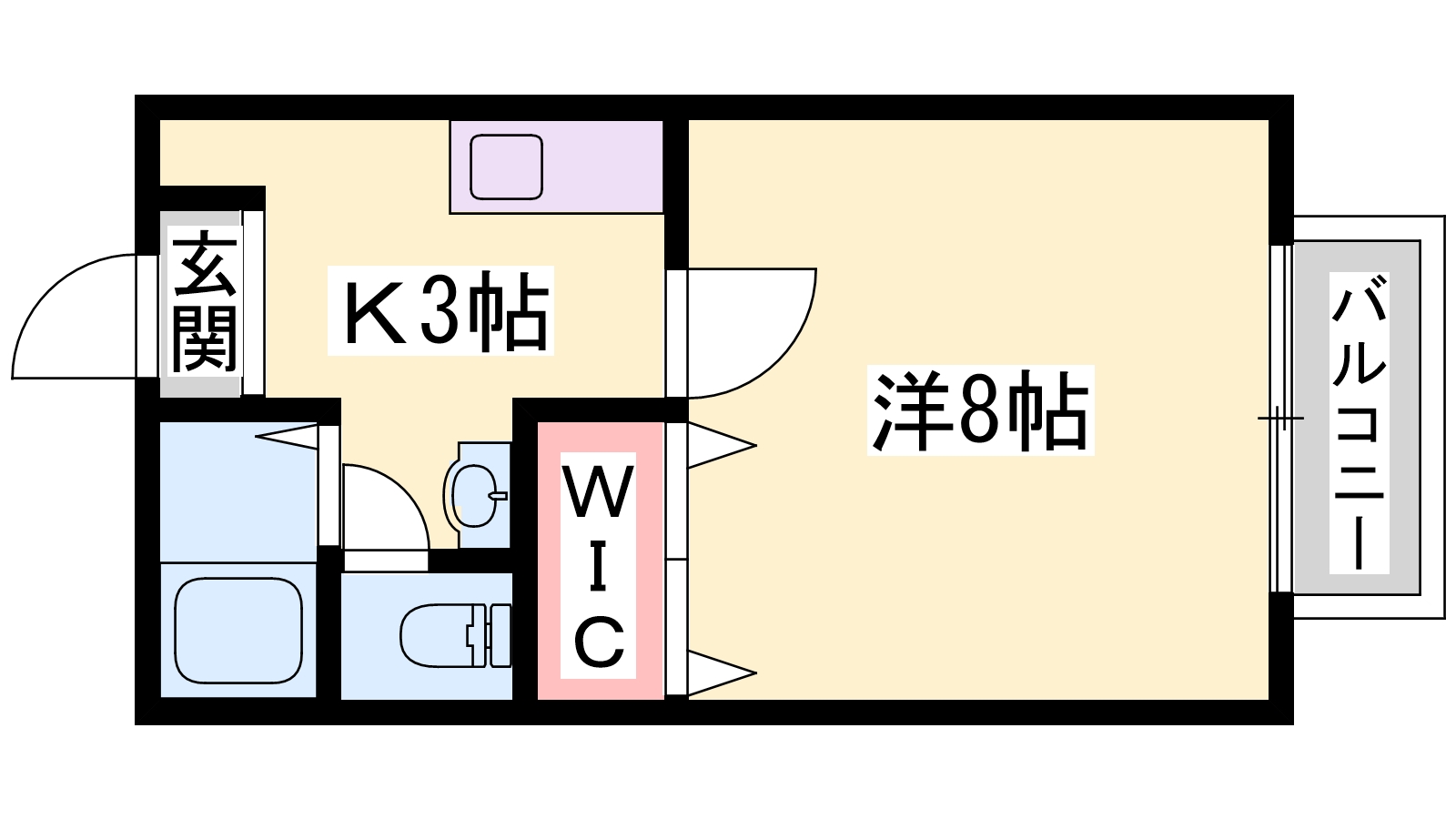 アリヴィオII番館の間取り