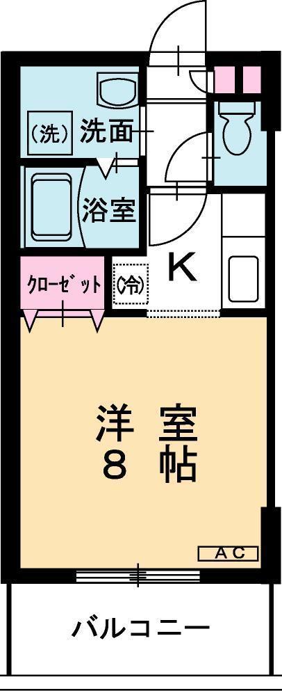 メイプルコート館坂の間取り