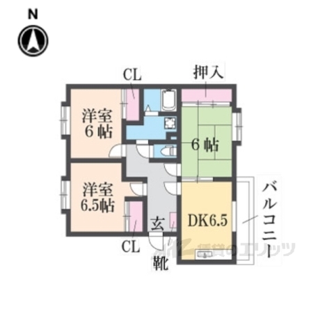 メイコータウン１の間取り