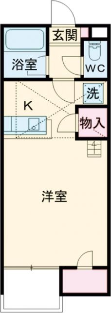 豊橋市飯村町のアパートの間取り