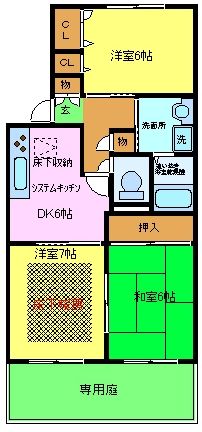 ラ・メール貝塚の間取り