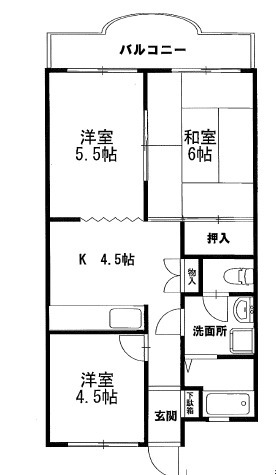 高島平芙蓉ハイツの間取り