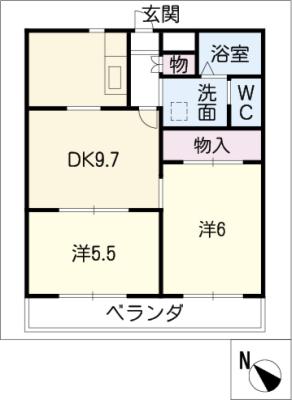 グレースヒルズの間取り