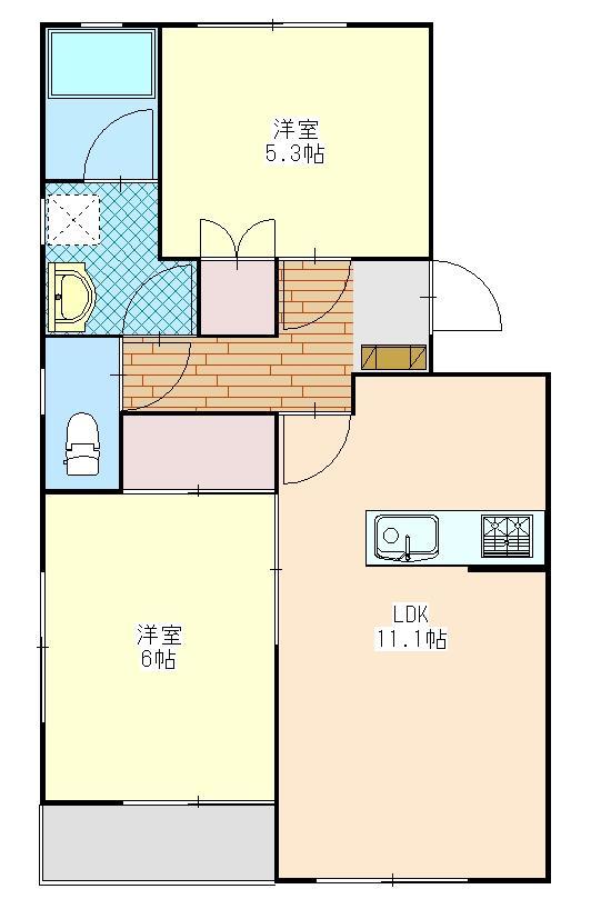 エクセレントハイツの間取り