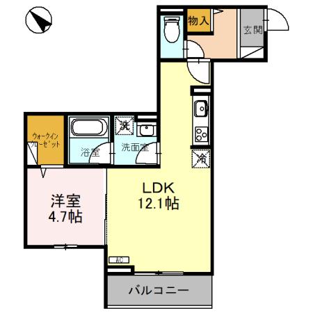 Ｄ-ＲＯＹＡＬ中央 ＥＡＳＴ302の間取り