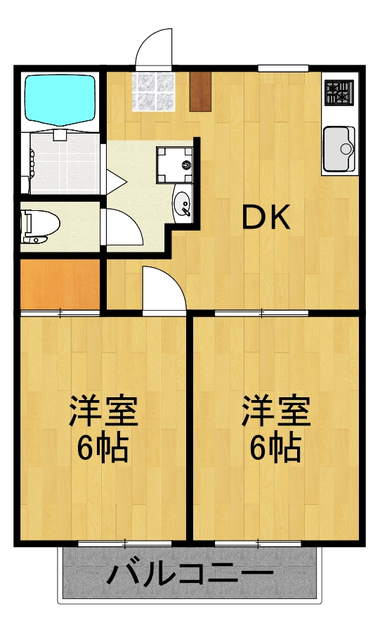 横浜市港北区新吉田東のマンションの間取り