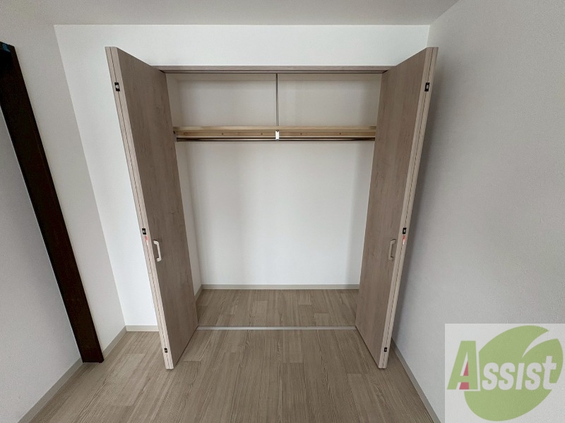 収納　洋室にはクローゼットがあるのですっきり片付きそうです。