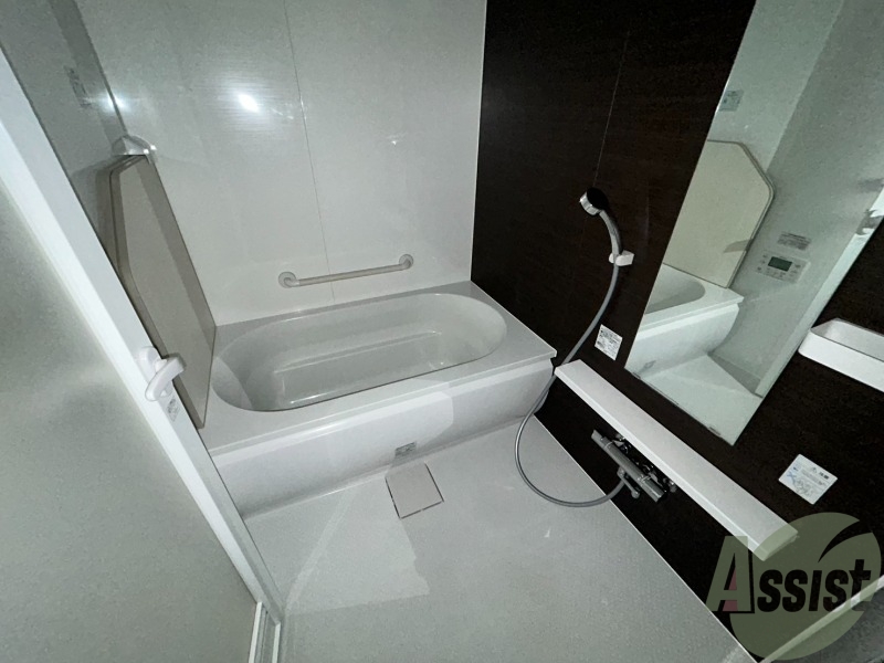 バス・シャワールーム　お風呂はゆったりと入るには充分な広さです。