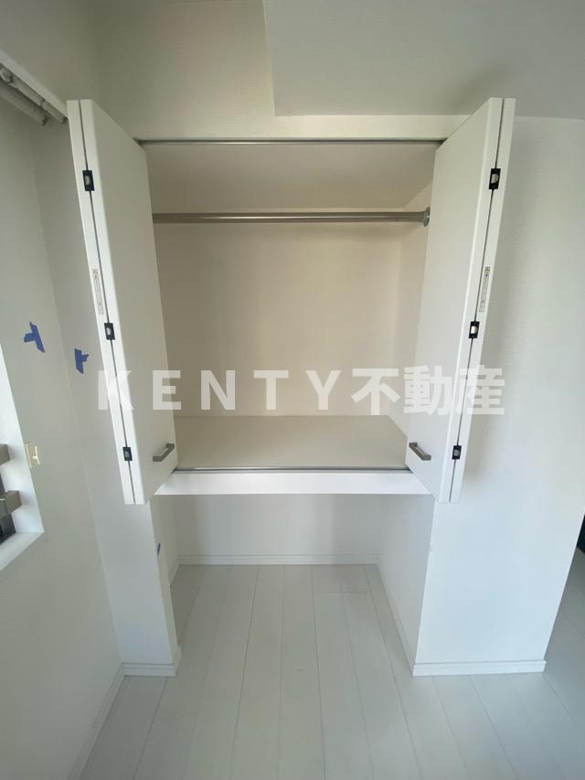 収納　大きなスペースがあり、収納には困りません