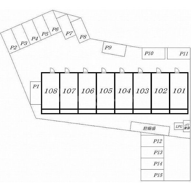駐車場　間取図