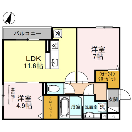グレイスコート本山中町の間取り写真