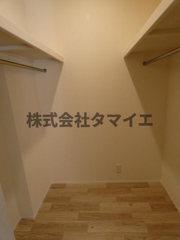 収納　大きなスペースがあり、収納には困りません