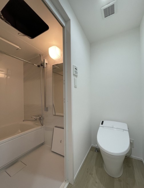トイレ　ゆったりとした空間のトイレです