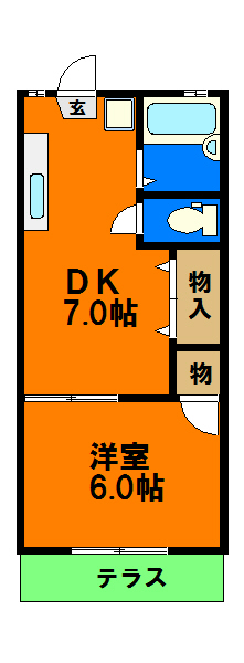 にふてぃはうす92の間取り写真