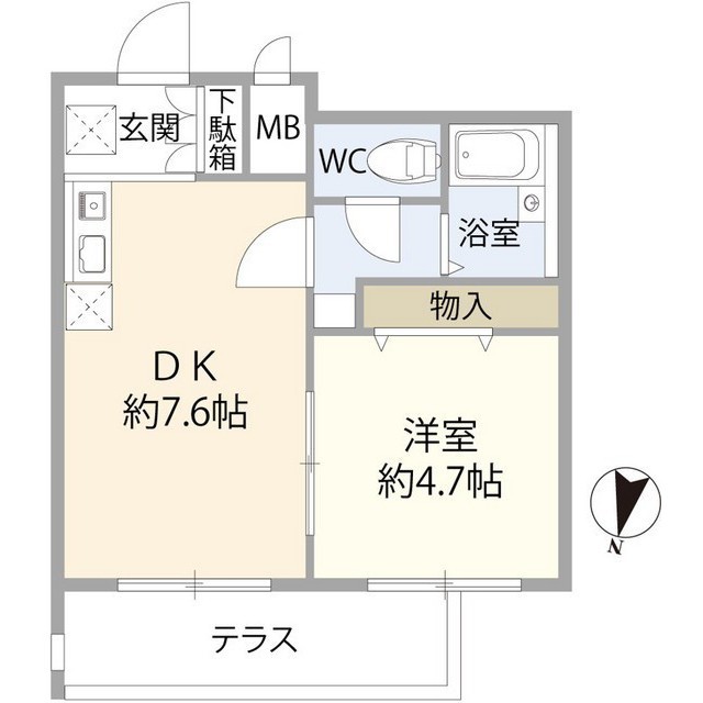 OLIO上北沢の間取り写真