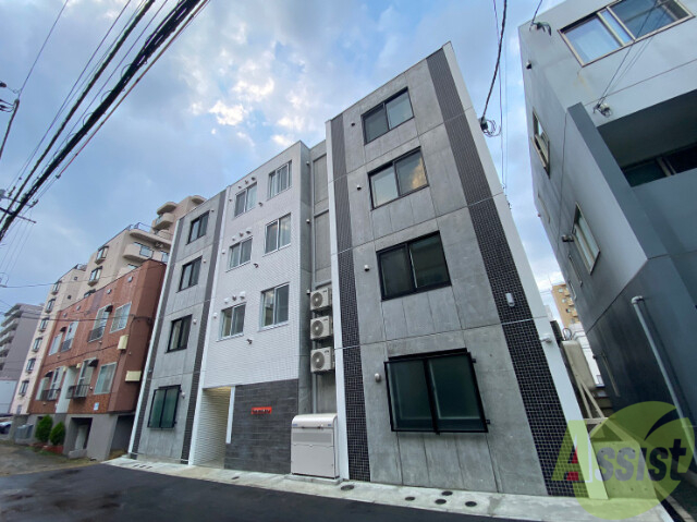 建物外観　札幌市中央区南十二条西「ブランシャール中島公園ＨＤ」