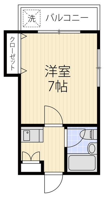 ＪＲ中央線 高円寺駅 徒歩8分 2階建 築32年の間取り写真