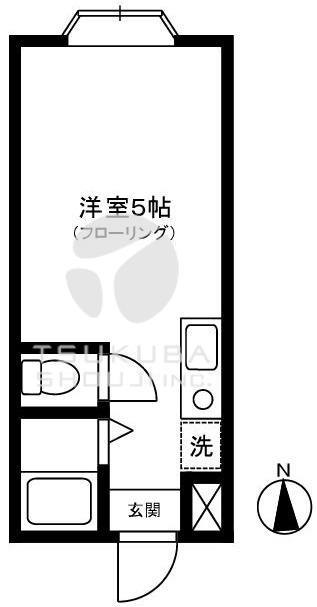 ハイツベルモントの間取り写真