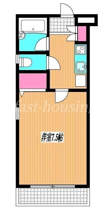関前パークハイムの間取り写真