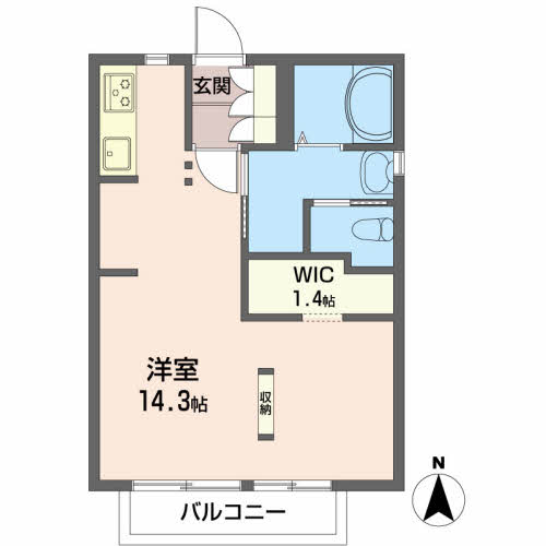 郡山市町東のアパートの間取り