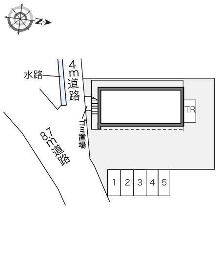 【レオパレス谷津の駐車場】