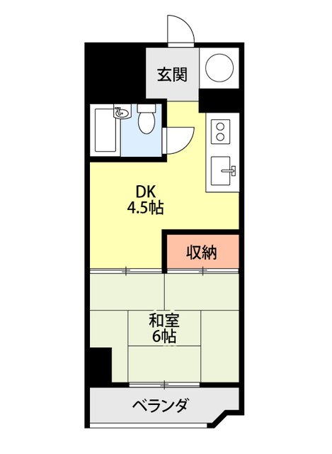 チサンマンション南浜の間取り