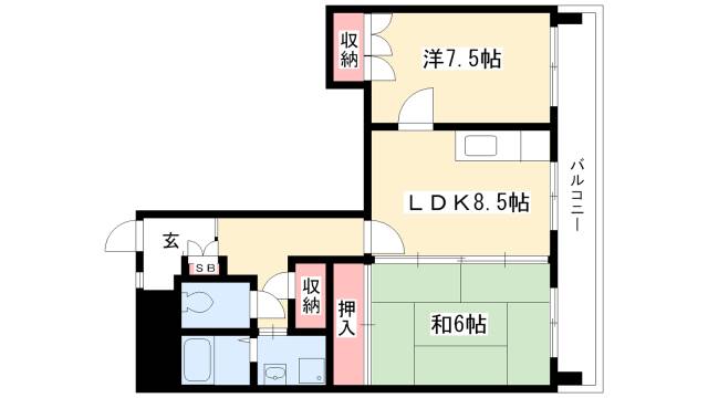 エクセル石仏の間取り