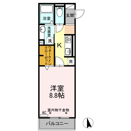 タウンコートIの間取り