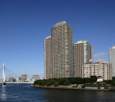 RIVER POINT TOWERの建物外観