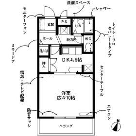 豊橋市西松山町のマンションの間取り