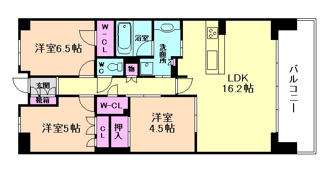 プラウド箕面船場の間取り