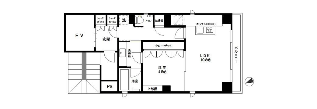 アセット大森の間取り