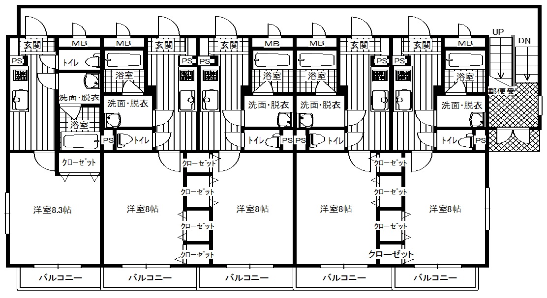 プルミエール・Bの間取り