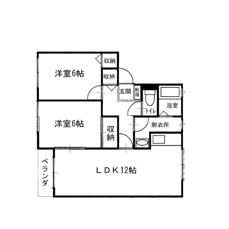 サンガーデン加儀田２号地の間取り