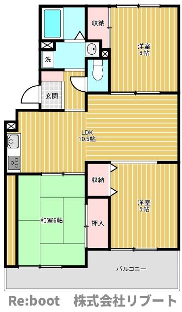 グランシャリオ船橋の間取り