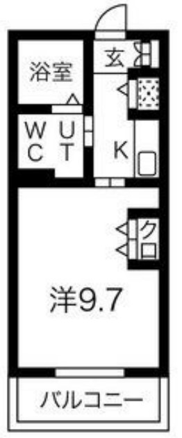 神戸市東灘区森南町のマンションの間取り