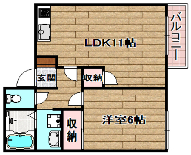 オストハイムの間取り