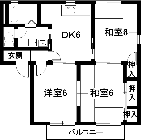 ハイホーム西味鋺の間取り