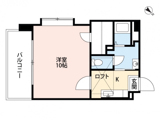 広島市安佐南区古市のマンションの間取り