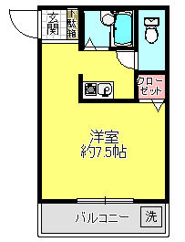 山吹ハウスの間取り