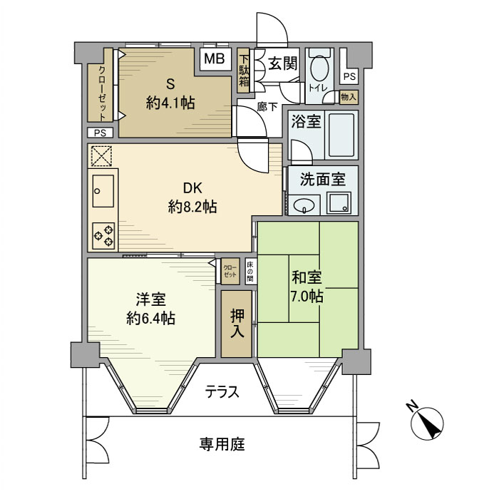 レーベンハイム久喜の間取り