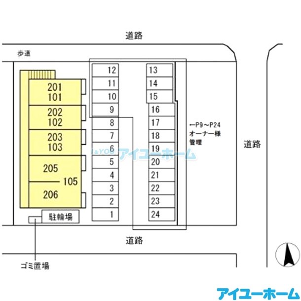 【北九州市若松区和田町のアパートのその他】