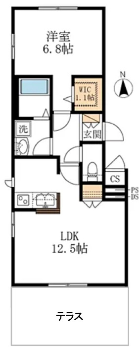 メゾン・アルページュの間取り