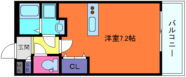 ラウル六甲道の間取り