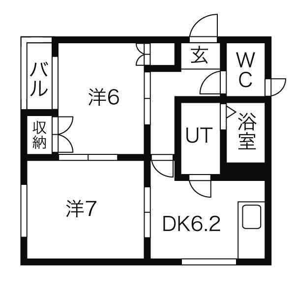 フェアリー 2番館の間取り